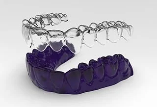 Clear plastic teeth braces